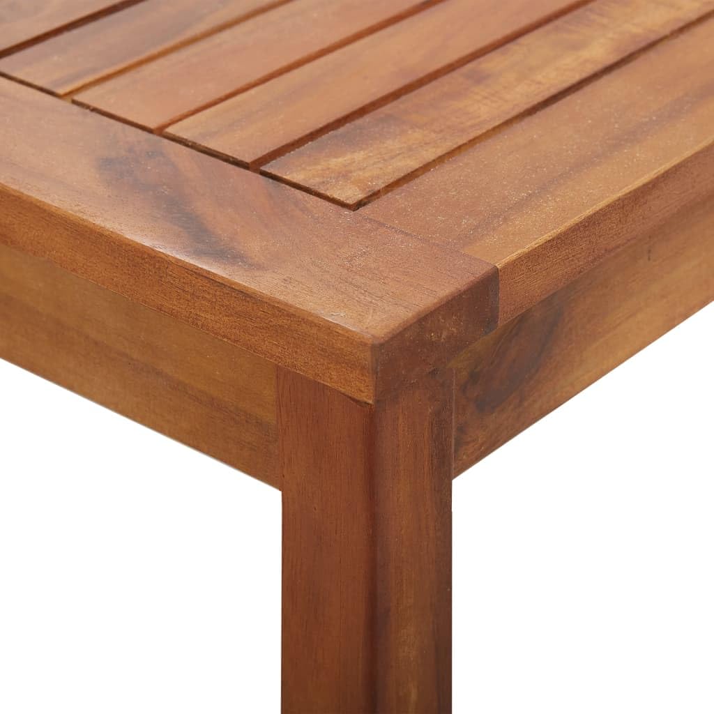 vidaXL Muebles de Jardín 4 Piezas con Cojines Mobiliario Muebles Terraza Decoración Casa Hogar Bricolaje Balcón Sillas Mesas Madera Acacia Maciza