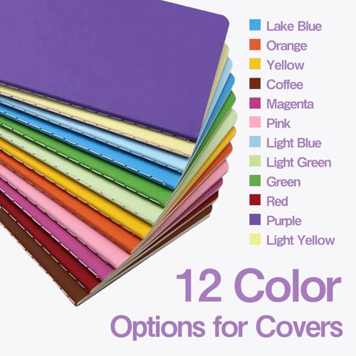 Carnets vierges colorés A5 pour ne plus jamais manquer de pages