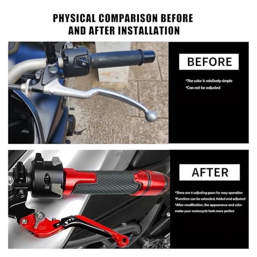 Leviers de commande MSX125 en aluminium CNC anodisé haute performance - 3