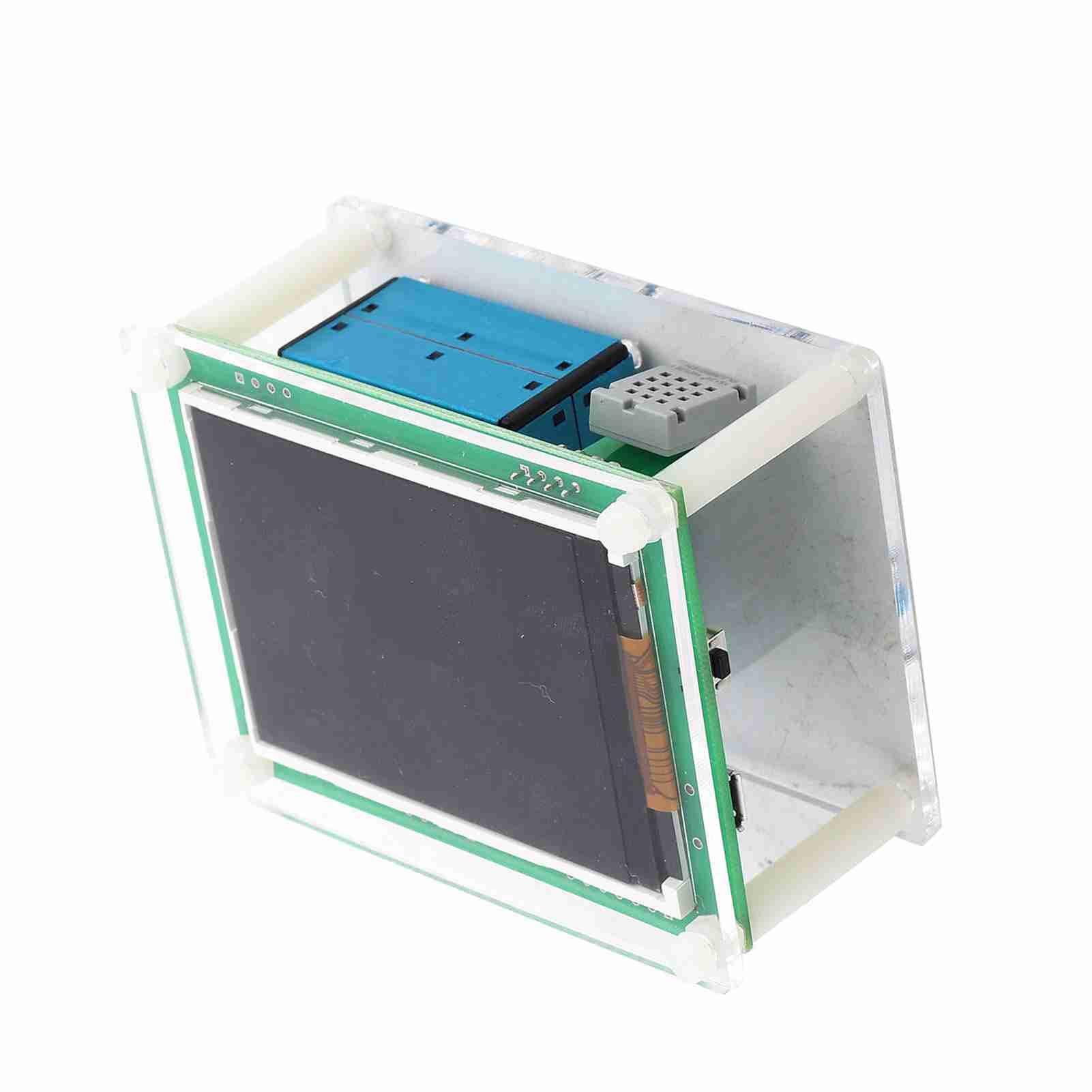 Aramox PM2.5 Detektor Jakości Powietrza, Czujnik Wysokiej Czułości, Wyświetlacz TFT 2,8 Cala, Przenośny Monitor dla Domu, Biura, Samochodu, na Zewnątrz