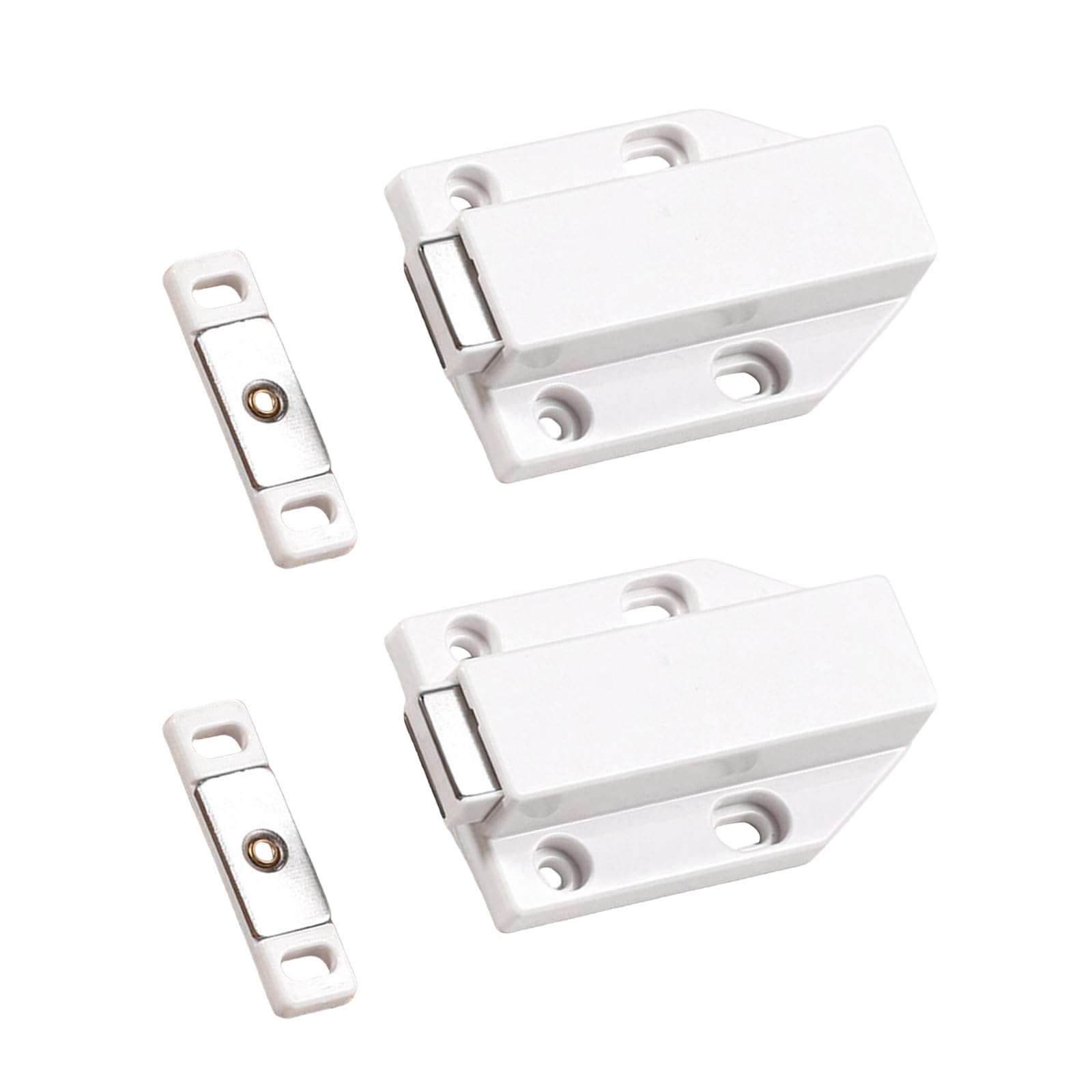 LiRRvb Push to Open Cabinet Latches 2Pieces Strong Push Out Designs for Kitchen Supplies and Closet Daily Use Cabinet Hardwares