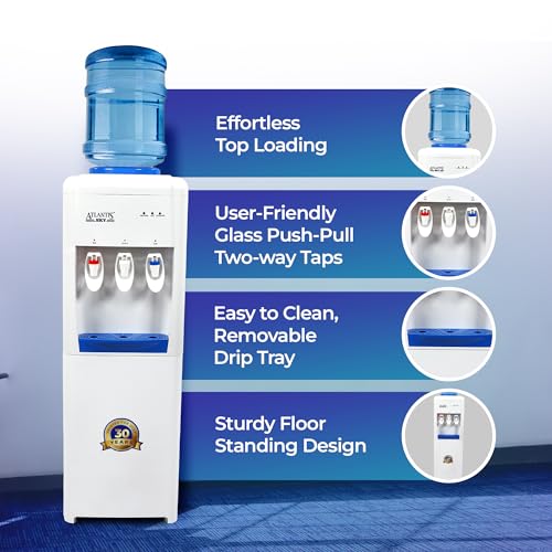 Image of ATLANTIS Sky | Floor Standing Water Dispenser with Hot, Normal & Cold Water | 3L per Hour Cooling Capacity