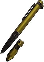 6-in-1 Tactical Military Pen – Compass, LED Torch, Tools & Phone Stand and stylus for smartphones