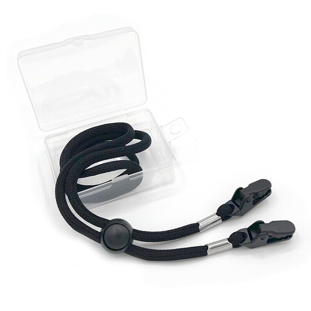 DONGKER Clips de Sangle de Chapeau 5 Pièces,Clips de Retenue de Chapeau Réglables pour le Gardien de Voile de Bateau de Pêche