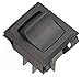 Carling Technologies Super Curvette Rocker Switch | SPST ON-None-Off | 15A 250VAC / 20A 125VAC | Black