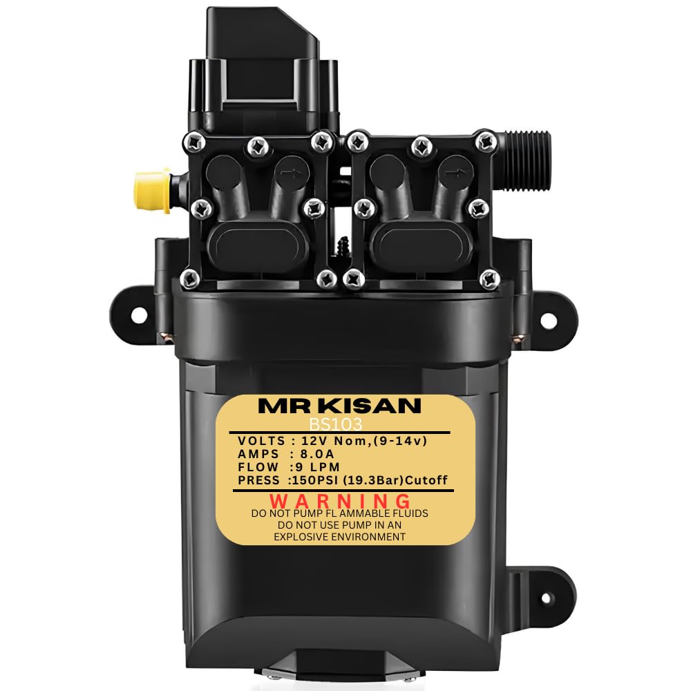 Mr Kisan Heavy Duty 12V DC Battery Sprayer Motor Pump 280 PSI (Double Motor, 9 LPM (Heavy) (B0CJCRHCBG) Amazon Price History, Amazon Price Tracker