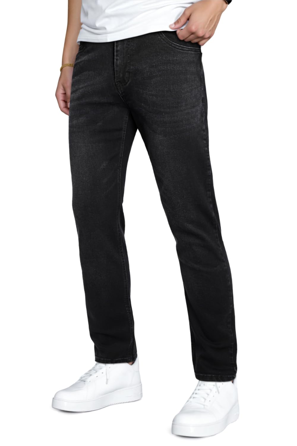 GINGTTO Mens Slim Fit Jeans Stretch Denim Pants for Men