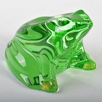Amazon.co.jp: Baccarat バカラ カエル 置物 ペーパーウェイト Y R6977