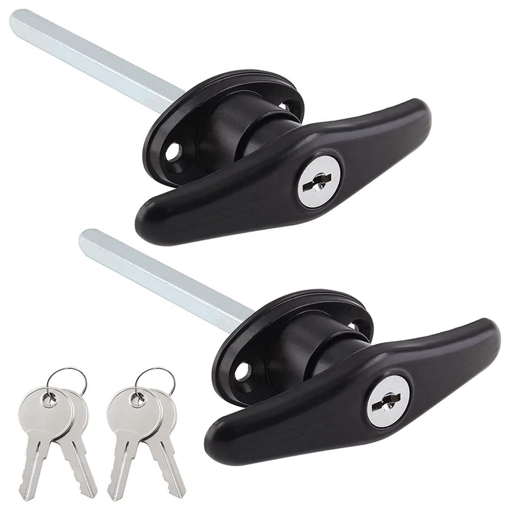 MVOSJFIE T-Handles Campers Topper Lock Campers Shell Locks and Keys T-Handle Canopy Replacement Lock T-Lock