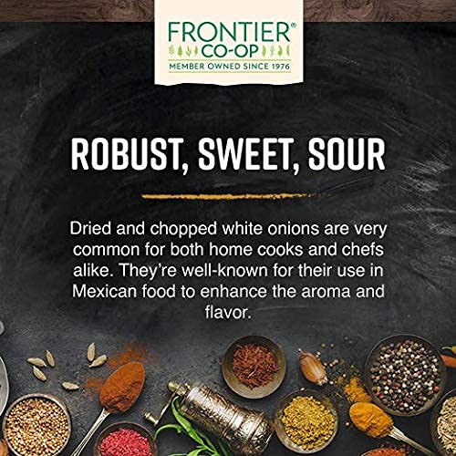 Miniatura 7 de Cebolla, picada blanca, orgánica certificada, 1 libra, 16 onzas (paquete de 4)