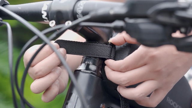ROCKBROS Borsa Da Telaio Impermeabile Per Bici - Capacit&agrave; 1L/1.6L Per MTB E Bici Da Corsa