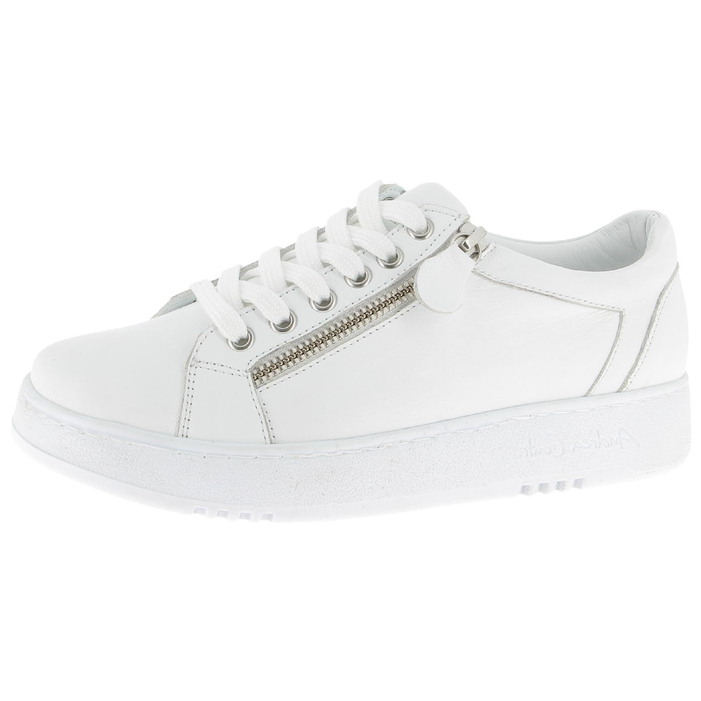 Andrea Conti Women's Damen Low Top Sneaker, White, 3.5 UK
