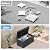 WTFGO Outdoor Storage Box, 155 Gallon Resin Deck Boxes Outdoor Waterproof For Patio Furniture, Garden Tools, Pool Supplies, Lockable And UV Resistant (Striped Black)