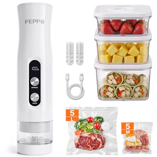 FEPPO Compact Handheld Vacuum Sealer Machine