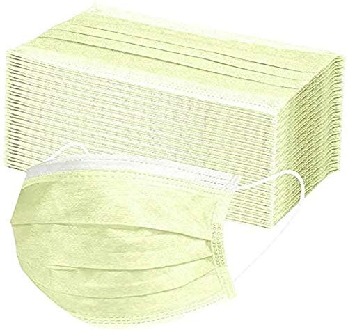Preisvergleich Produktbild Leeyyo 50 Stück, gelb, geschützt / gesund, Vliesstoff (gelb)
