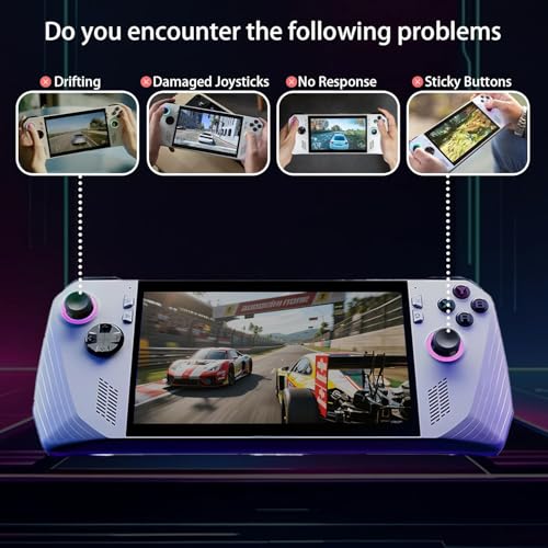 Image of Hall Effect Joystick Replacement for Asus ROG Ally RC71L, GPD Win3 Windows 10 Handheld Laptop Thumb Sticks 3D Joystick Replace Accessories