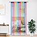Timere Crystal Beaded Curtain Tassel Curtain - Partition Door Curtain Beaded String Curtain Door Screen Panel Home Decor Divider Crystal Tassel Screen 90x200cm