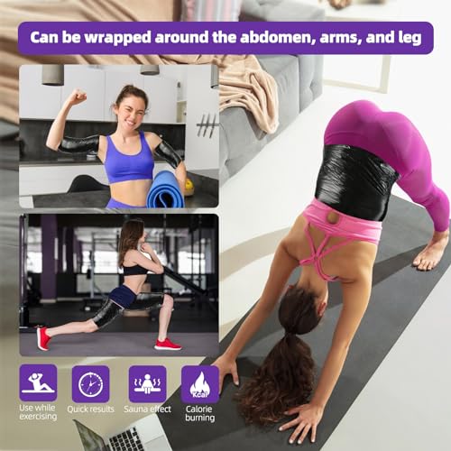 Hayunfiys 60 Meters Black Osmotic Plastic Body Wrap thumb #4