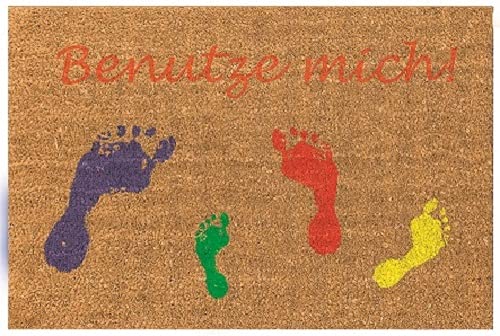 Betz Zerbino di cocco nettapiedi puliscipiedi stoino Welcome misura 60x40cm