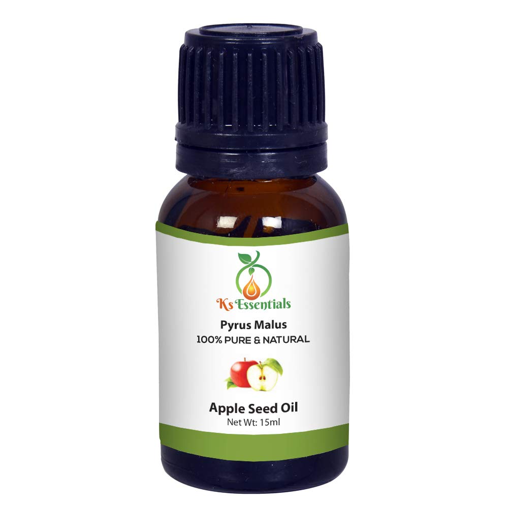 Ks Essentials 100% Pure and Natural Apple Seed Oil (Pyrus Malus) Cold Pressed (15 Ml)