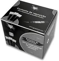 Refil para Marcador de Quadro Branco 12 Unidadesc- NÃO MANCHA