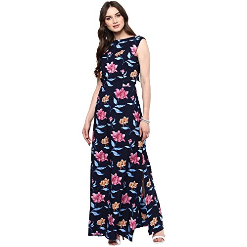 Image of Harpa Round Neck Printed Dresses
