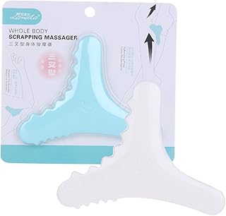 LALAFINA 2 Pçs Massageador Massageador Corporal Ferramentas De Beleza Ferramenta Facial Ferramenta De Raspagem De Beleza Massageador De Pescoço Ponto De Pressão Guasha Placa Abs Meridiano