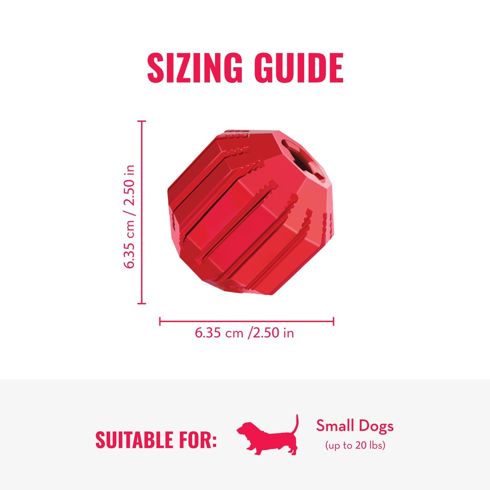 Kong (Small) - Stuff-A-Ball Dog Toy