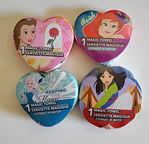 Peachtree Audio Disney Movie Princess Magic Towel Set Of 4 Towels #TOP4