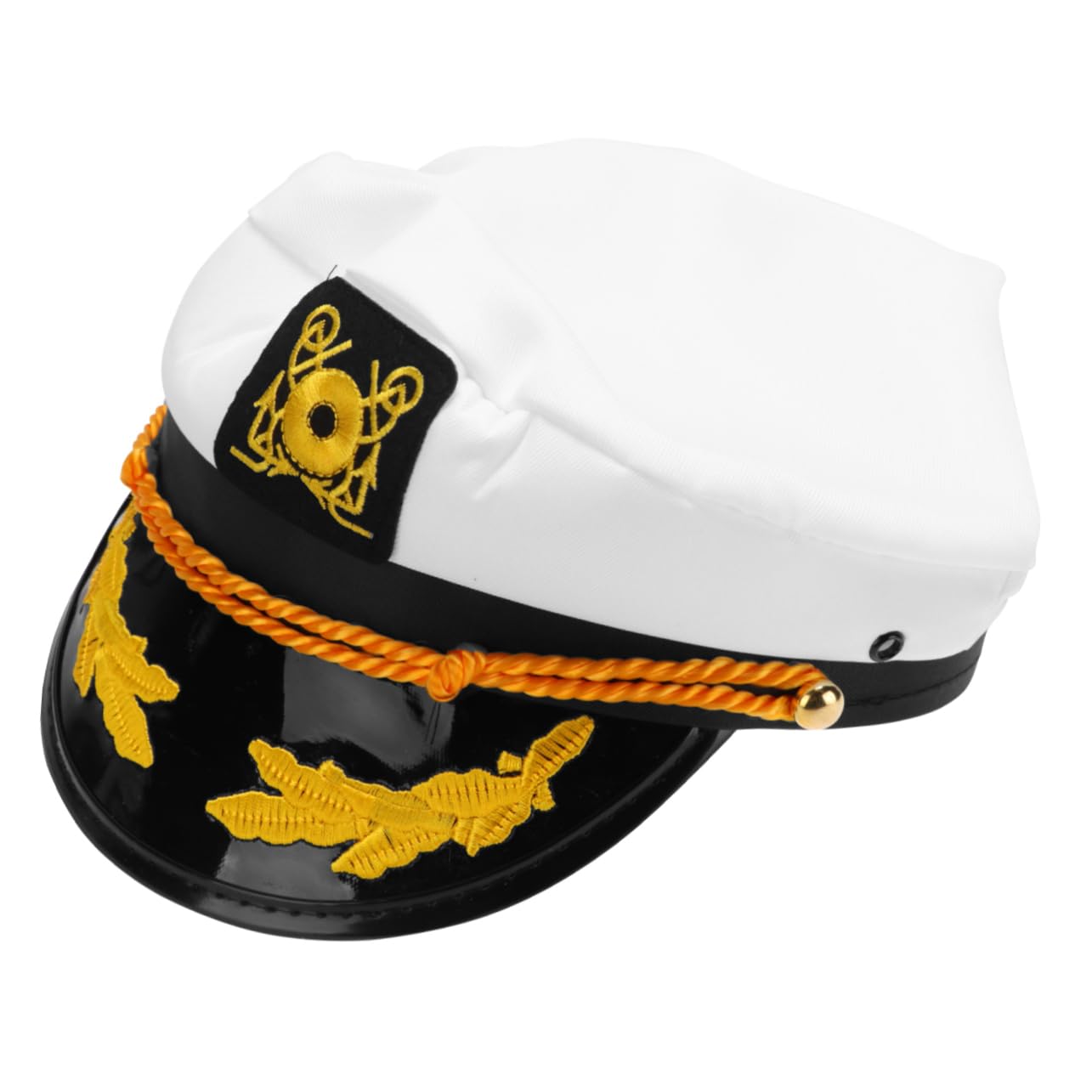 3pezzi Cappello Da Marinaio Unisex Regolabile Per Adulto Accessorio Costume Da Navale Per Feste e Cosplay Per Eventi e Celebrazioni