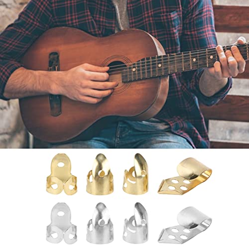 kalimba médiators médiators métal 3 pièces index doigt pc pouce pièces de guitare accessoires d’instruments de musique… - Les Beatles, Paul McCartney, John Lennon, RIngo Starr, George Harrison kalimba médiators médiators métal 3 pièces index doigt pc pouce pièces de guitare accessoires d'instruments de musique… – Image 3