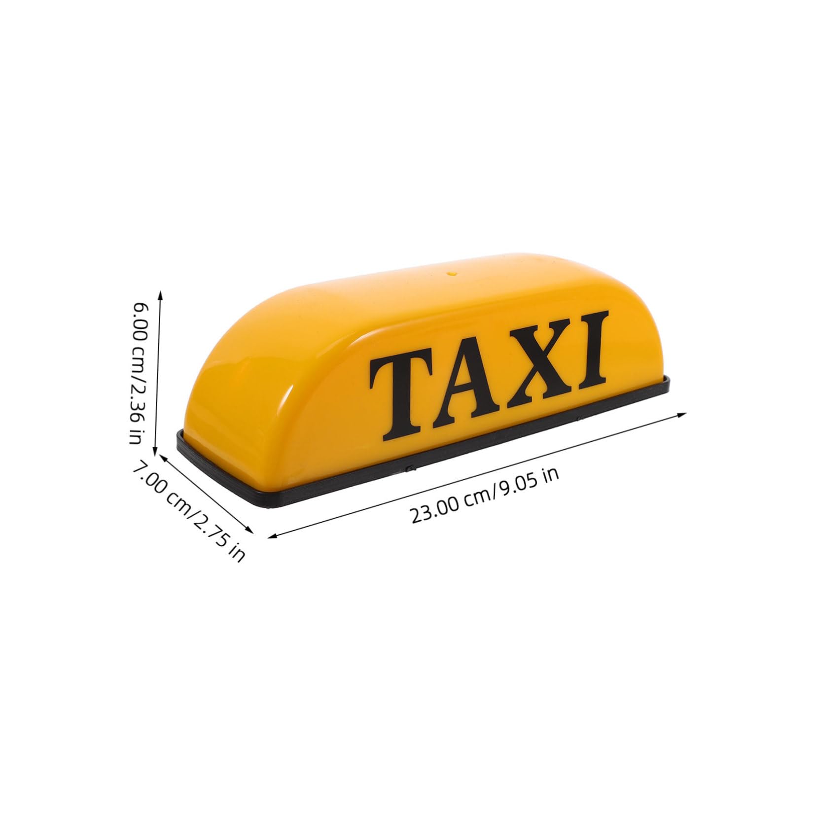 CHILDWEET Lámpara De Señalización De Taxi Magnética 12v Amarilla Para Vehículos, Luz Superior Para Coches, Diseño Duradero y Fácil Instalación, Adecuado Para Uso Nocturno y Servicio Profesional