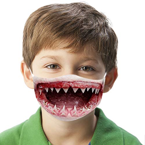 Preisvergleich Produktbild Kinder Face Cover Masken Gesichtsmaske Multifunktionstuch Tier Printed Wiederverwendbare Mundschutz Halstuch Atmungsaktiv Masken Augenschutz Gesichtsschutz Gesichtsschild (C)