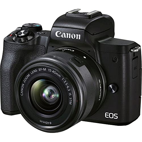 Image of Canon M50 Mark II 15-45mm f3.5-6.3 is STM Digital Zoom Camera (Black)