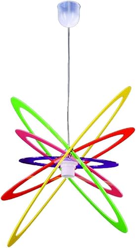 E-Led Componex by Lampadario camerette colorato in plexiglass MIX MULITCOLOR 60X40 CM