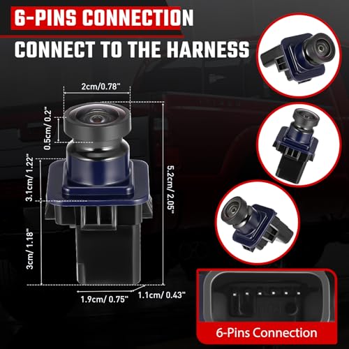 Image of Backup Camera Rear View Camera Fit for Ford F250 F350 F450 F550 Super Duty 2013 2014 Parking Park Assist Camera Replaces #EC3Z-19G490-A