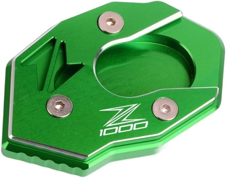 Vista 6 de KAnduo M CNC Aluminum Side Stand Enlarge Extension for Kawasaki Z900 Z650 Z1000 Z800 2010-2022 Z 900 Z 800 Z 650 Z1000r Z1000 Y (Color : Red Z900)