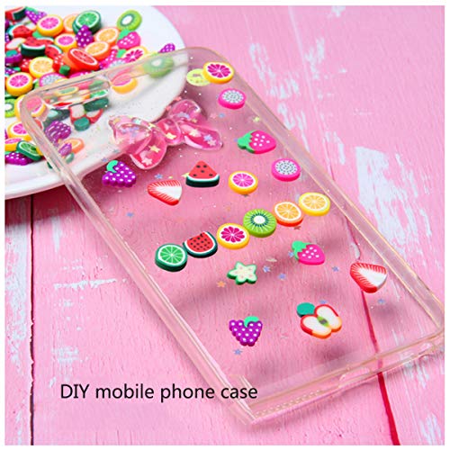 Yueser 8000 Stück 3D Nagel Obst Scheiben Gemischt Bunt Nagel Kunst Strass für Nail Art DIY Maniküre Dekoration… – Bild 8