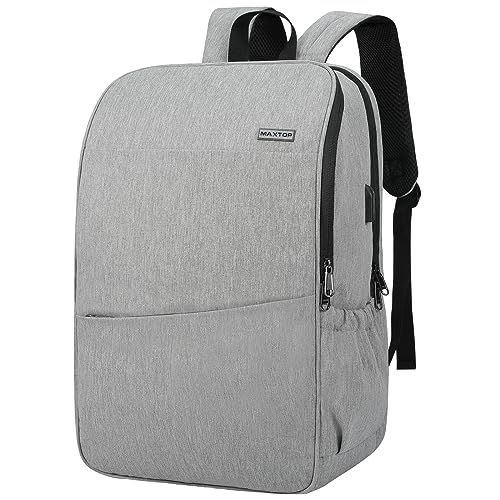 MAXTOP Travel Laptop Backpack with USB Charging Port Anti-Theft[Water Resistant] College Bookbag Fits 18.4 Inch Laptop