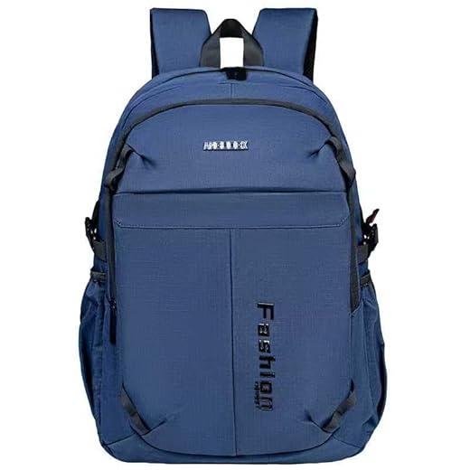Mochila Bolsa Masculina Feminina Notebook Refor?ada Semi Imperme?vel Escolar Faculdade Trabalho Viagem Resistente e moderna (Azul Marinho)