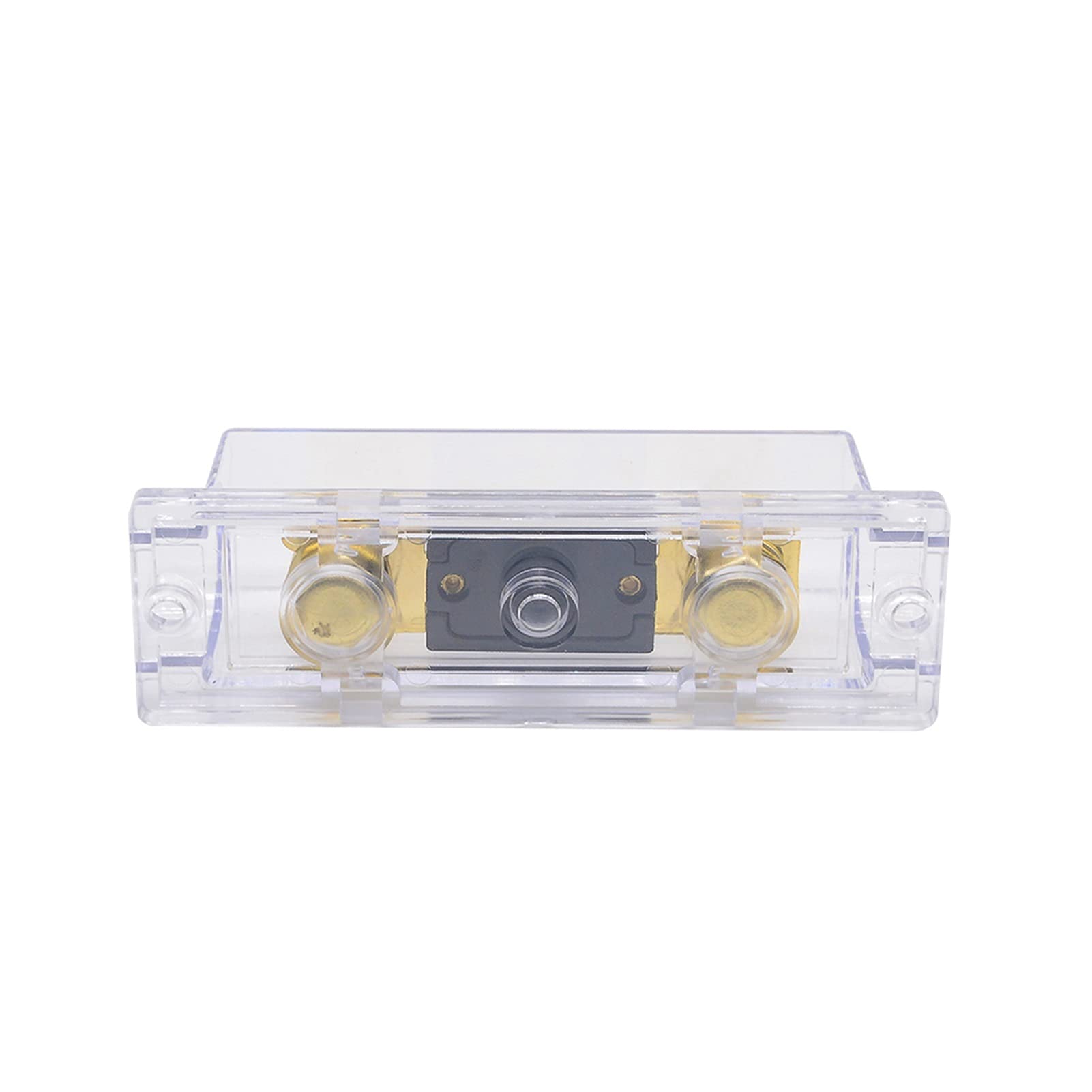 Fusible de respaldo de coche con base de placa 5 0A 60A 80A 100A 120A 150A 200A 250A 300A 400A Fusible de horquilla de protección de circuito (Color : Box With Fuse, Size : 400A)