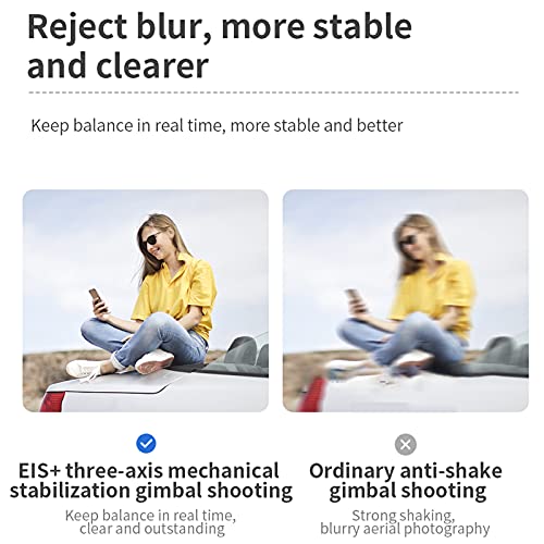 LIANGYAN KF101 RC Drone com câmera para adultos RC Drone com câmera 4K EIS Anti-shake de 3 eixos Gim