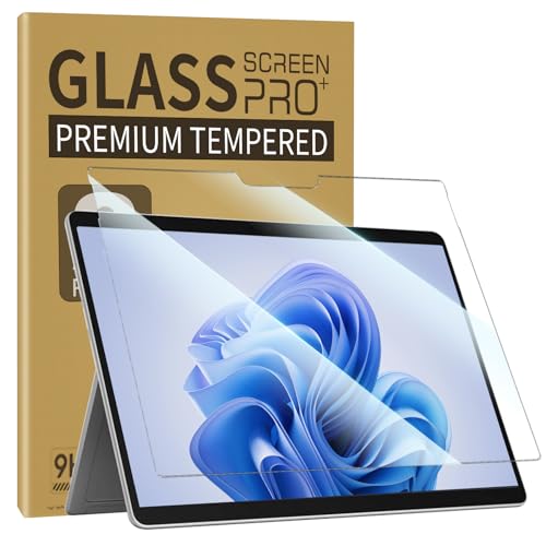 ZenRich 「ブルーライトカット」Surface Pro 11/ 10/ 9/ 8/ X 保護フイルム 「2枚入り」 Surface Pro 11/ Pro 10用 ガラスフィルム 13インチ用 液晶保護フィルム 目に優しい/貼り付け簡単/指紋防止/硬度9H