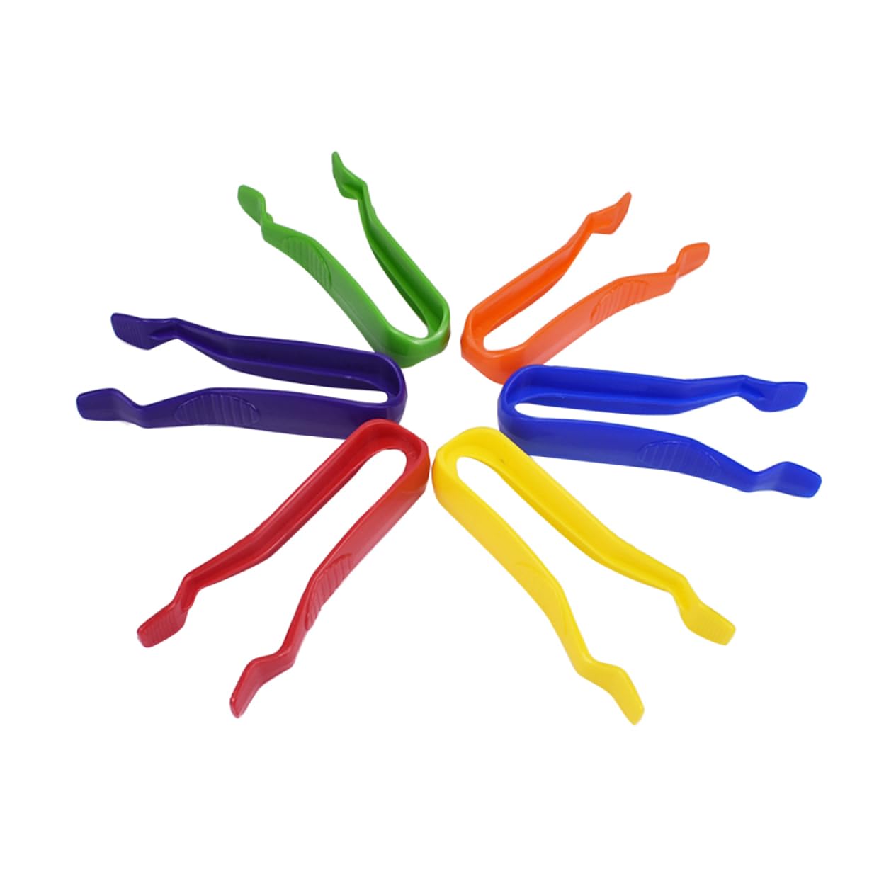 Abaodam 6pcs Colorful Plastic Tweezers Science Tweezers Stamp Tweezers Tweezers Craft Tweezers Crafting Tweezers Ingrown Tweezers Hobby Tweezers Coin Tweezers Eyebrow Tweezers Pp