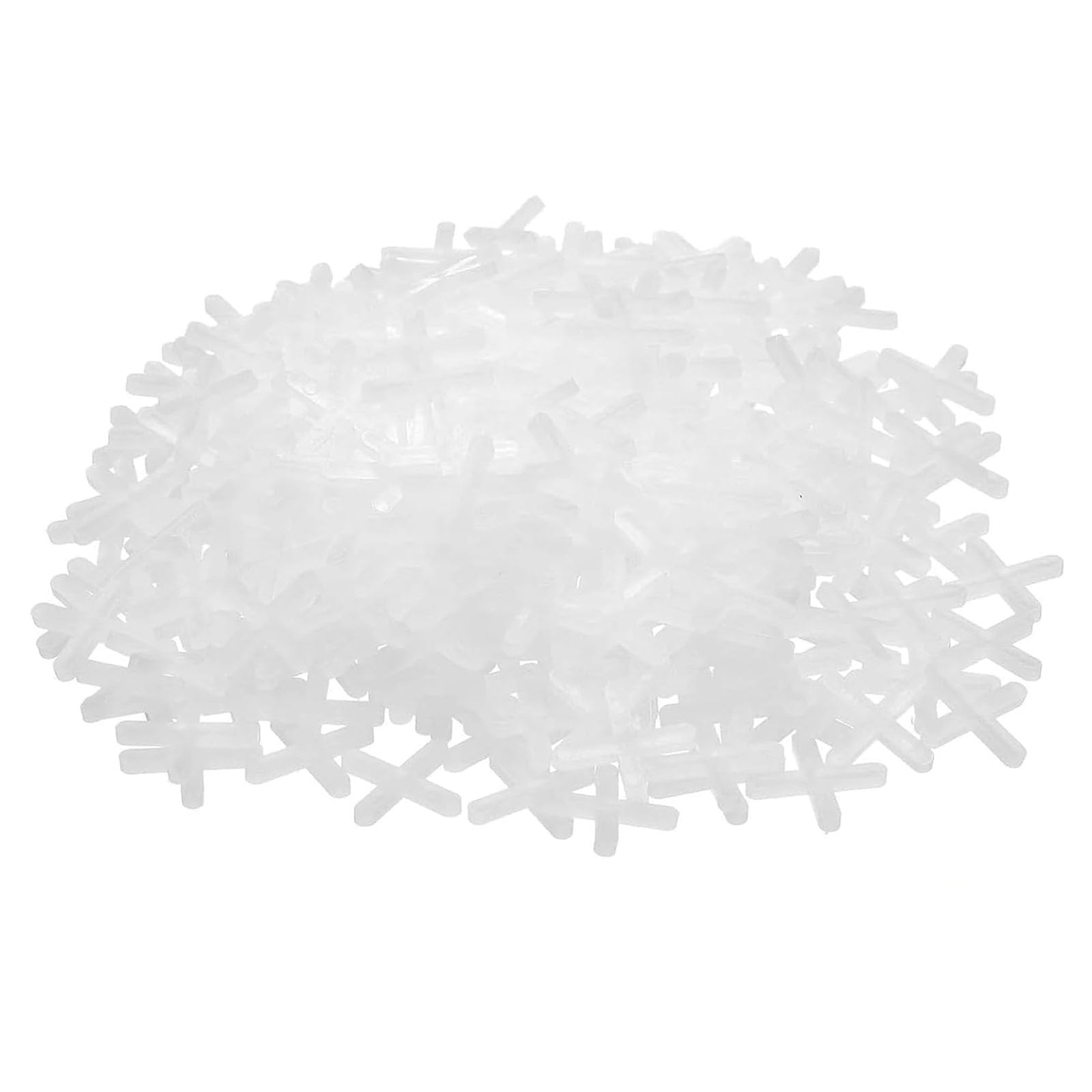 500PCS Tile Spacers, 3mm Plastic Cross Shaped Gasket Spacers Tiling Tools Ceramic Tile Lnstallation for Fixing Mat Tile Leveling