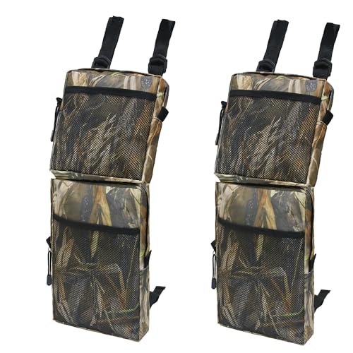 2 Pcs Camouflage Quad ATV 4-Wheeler Fender Cargo Storage Hunting Bags Saddle Bags Luggage Bag con cremallera para Polaris Sportsman, Yamaha, Honda FourTrax miniatura 4