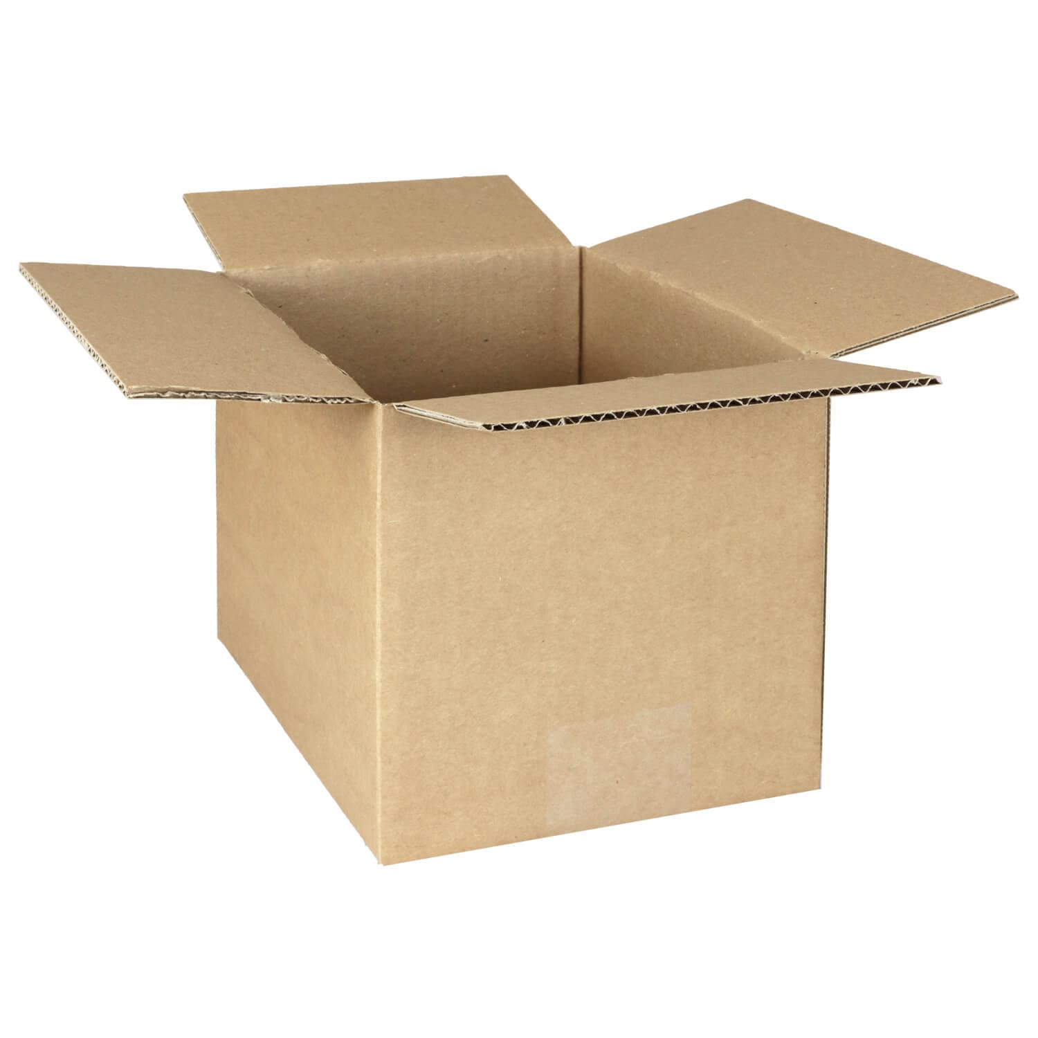 smiley pack 300 Stück Faltkartons 190 x 150 x 140 mm KK20 braun | Versandkarton aus Wellpappe 1 wellig – Verpackungskartons 19 x 15 x 14 cm – Pappkarton Versandbox Paket Päckchen