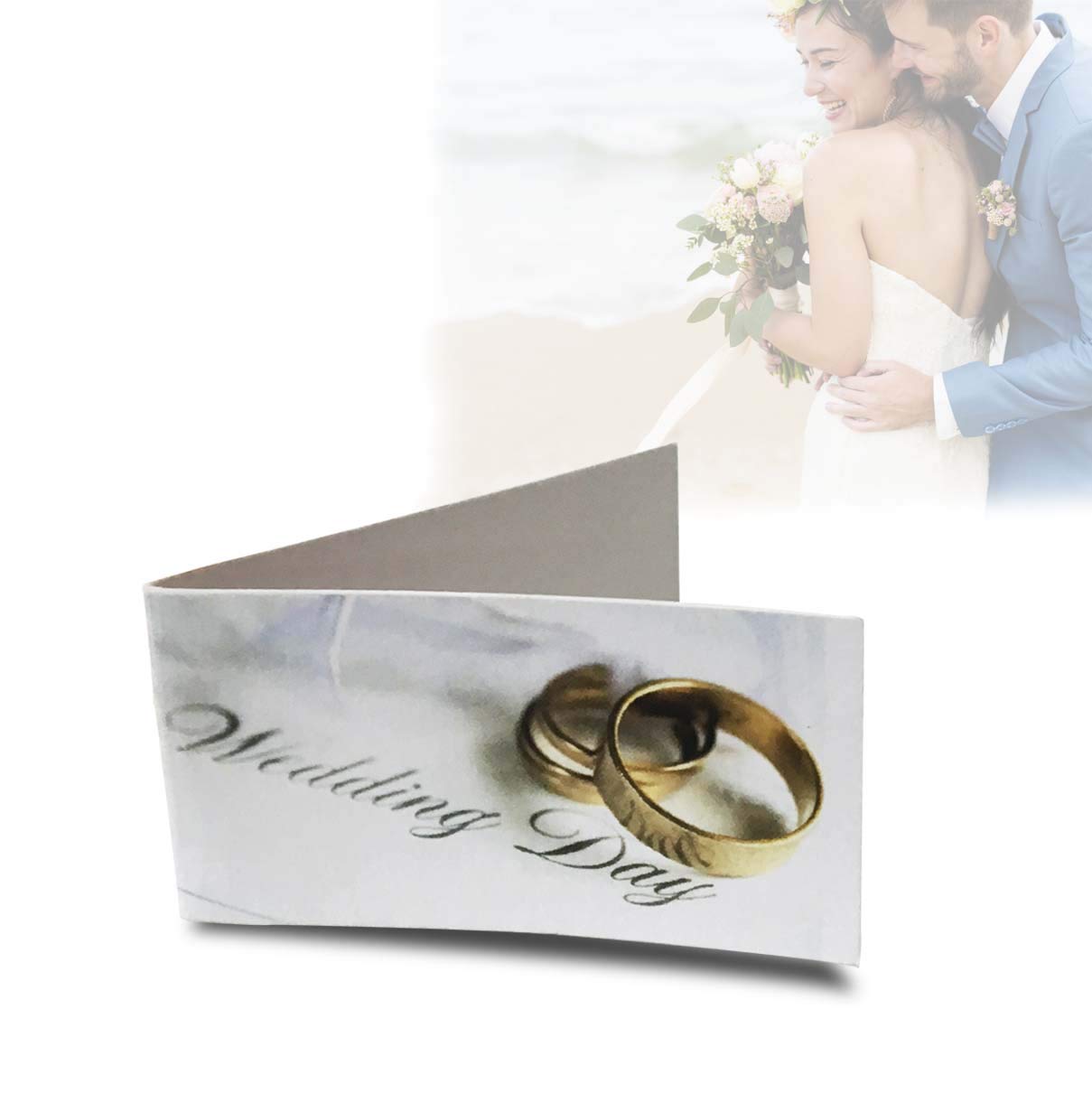 kamiustore Bigliettini Matrimonio o promessa sposi in 3 Diverse Fantasie - Set da 20, 50, 100 Pezzi (50 Pezzi, Rosa Gialla