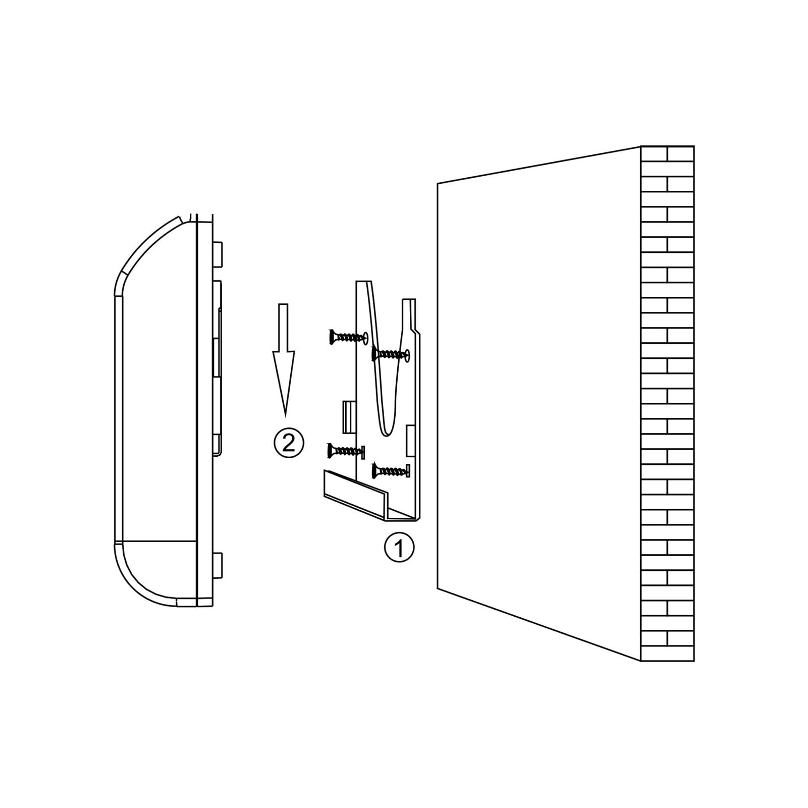 Sistema de alarma, De Alarma Al Aire Libre La Seguridad Del Antirrobo Sirena Flash Con Cámara 1080P Botón SOS For Los Ancianos/paciente(Set 2)