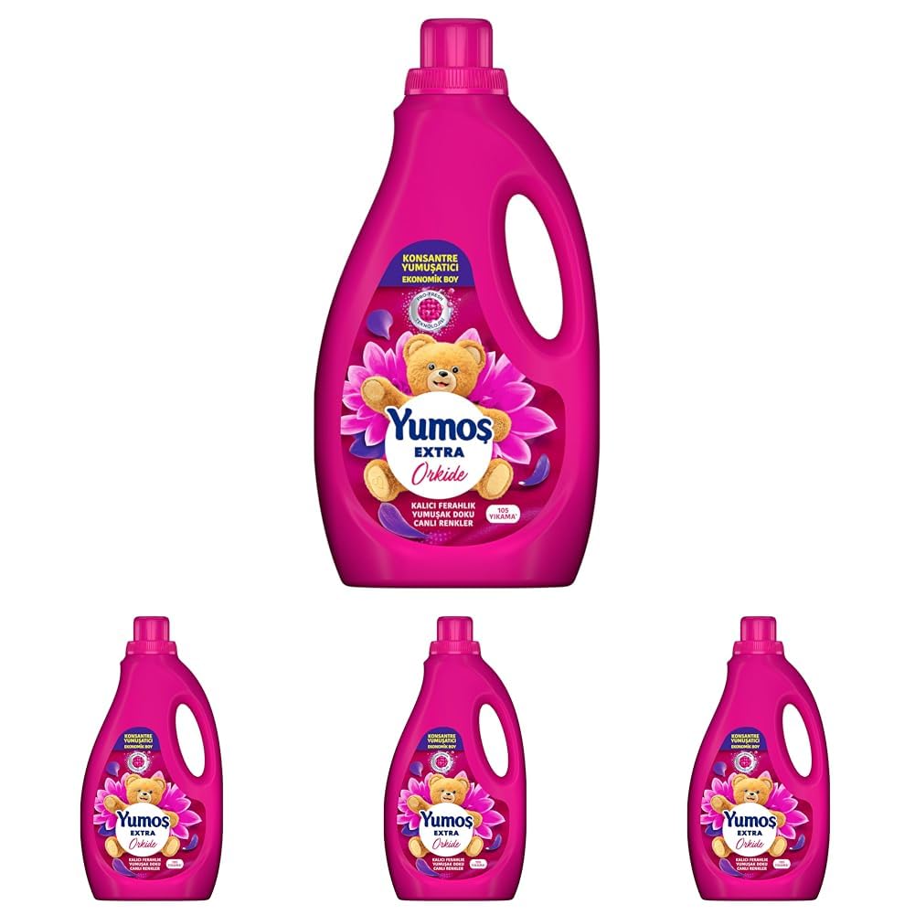Yumoş Extra Konsantre Çamaşır Yumuşatıcısı Orkide 2520 ml (4 paketi)